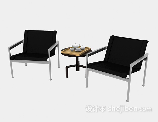 免费简洁休闲椅子3d模型下载