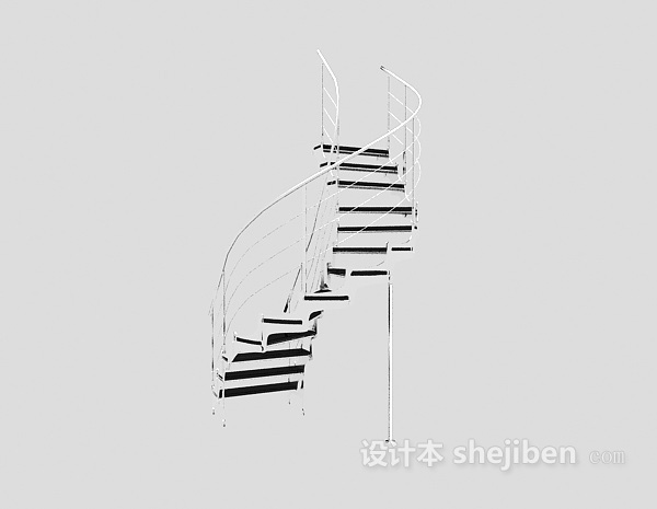 现代风格现代风格楼梯3d模型下载