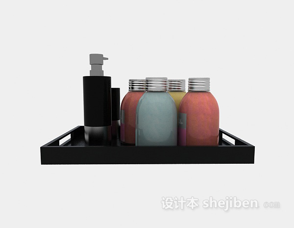 现代风格厨房调料瓶3d模型下载