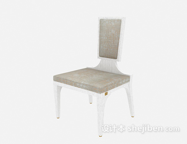 简易 木椅3d模型下载