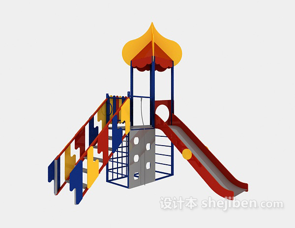 免费儿童娱乐设施3d模型下载