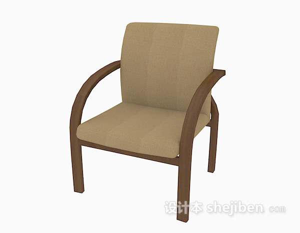 免费沙发垫扶手椅3d模型下载