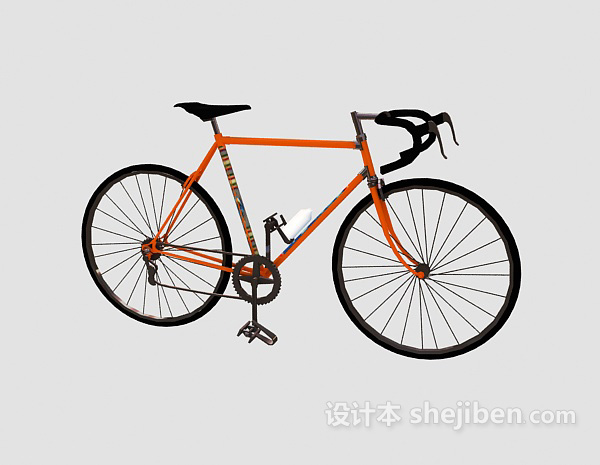 设计本自行车3d模型下载