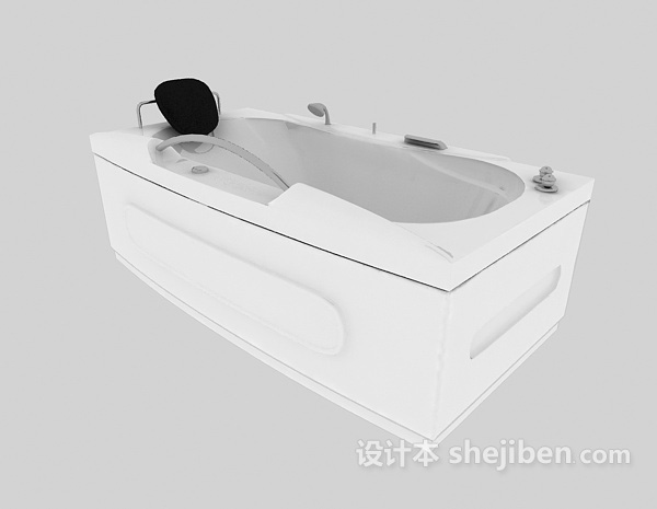 浴盆3d模型下载