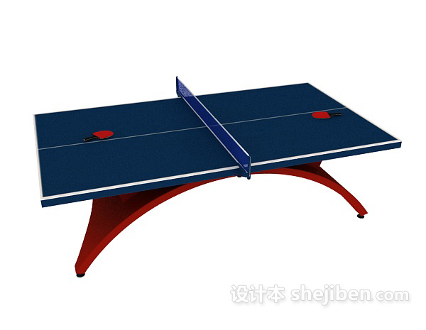 免费乒乓球台3d模型下载
