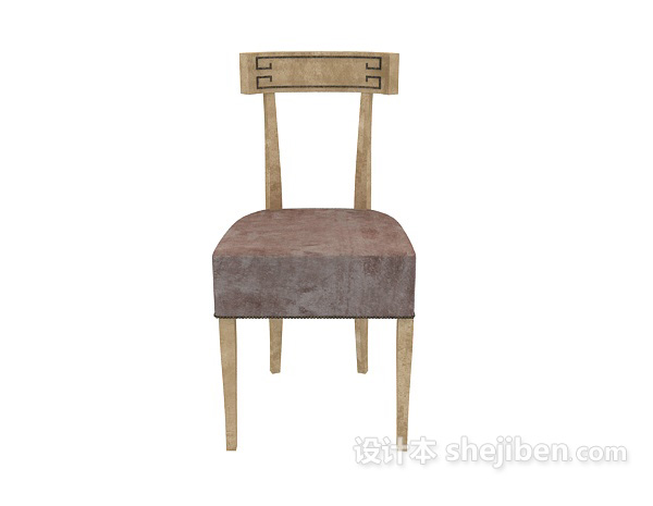 免费中式风格椅子3d模型下载