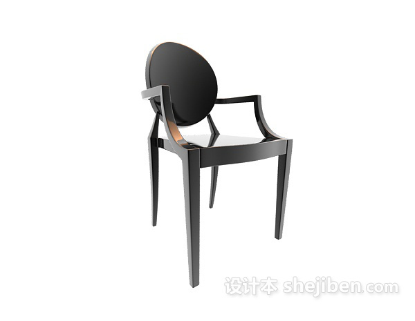 太师椅3d模型下载