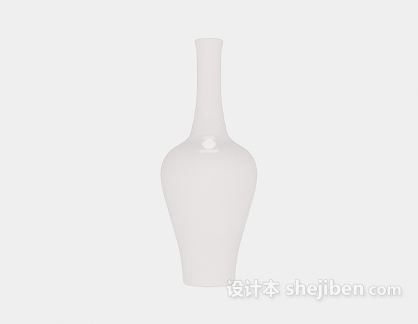 新中式花瓶3d模型下载