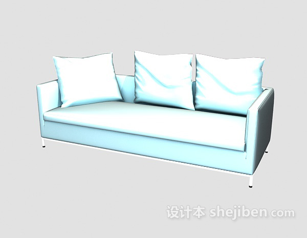 现代风格沙发3d模型下载