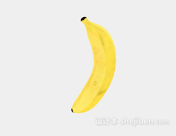 香蕉水果食品3d模型下载