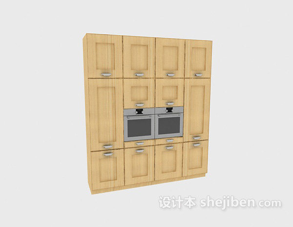 设计本柜子3d模型下载