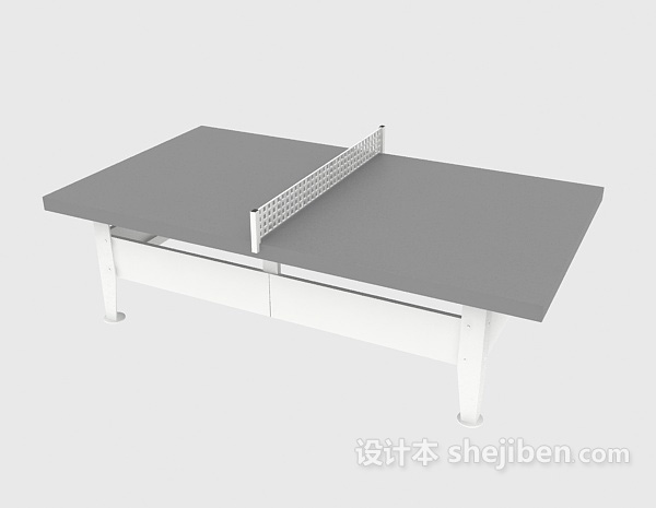 现代风格兵乓球桌3d模型下载