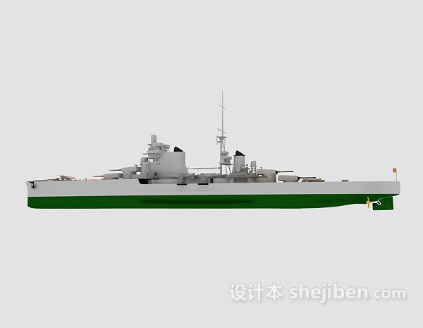 免费战舰、军舰军事3d模型下载