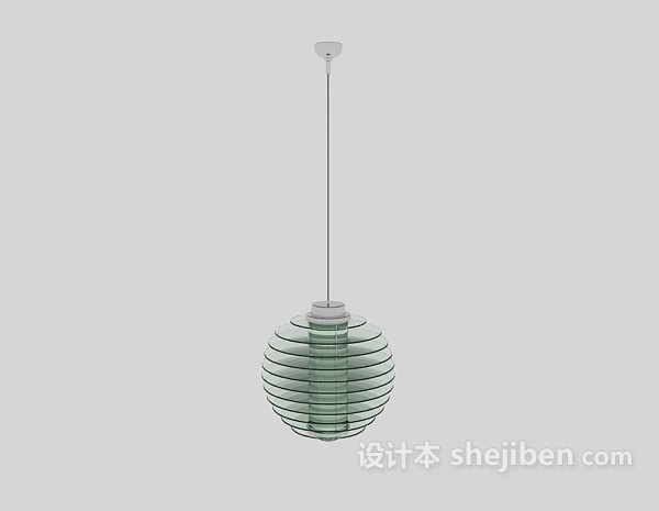 中式吊灯灯具3d模型下载