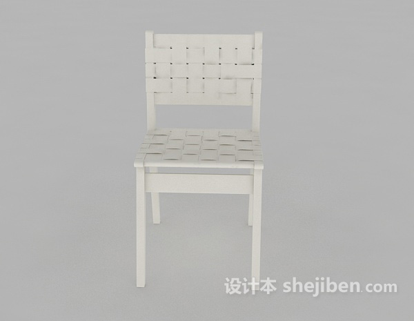 设计本编织椅子3d模型下载