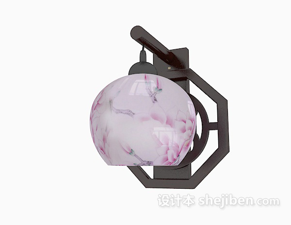 设计本球形灯具3d模型下载