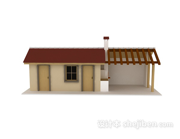 现代风格做房子3d模型下载