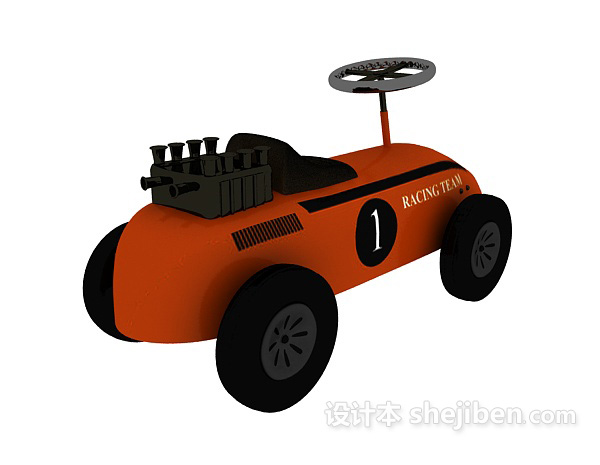 设计本儿童玩具车 3d模型下载