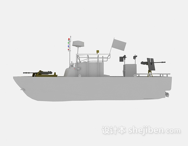 免费战舰、军舰max-军事仿真3d模型下载