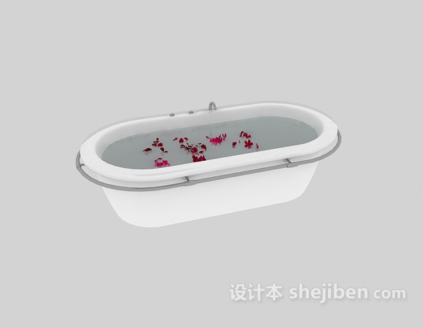 设计本浴缸3d模型下载