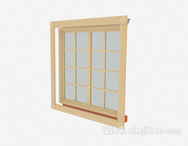 设计本窗3d模型下载
