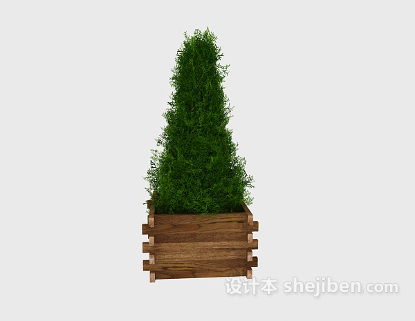 免费室内盆栽盆景绿色植物3d模型下载