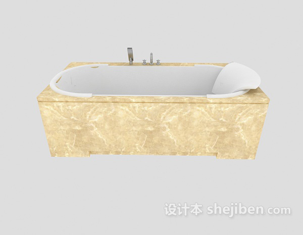 免费浴缸3d模型下载