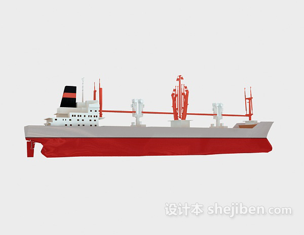 免费海洋石油船3d模型下载