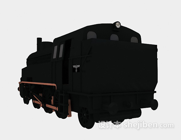 现代风格火车3d模型下载
