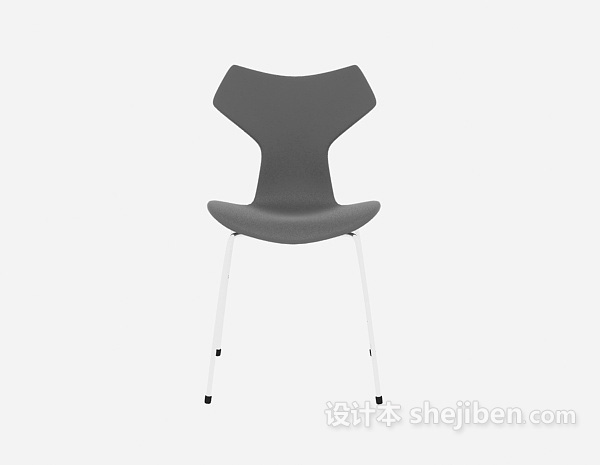 免费快餐店椅子3d模型下载