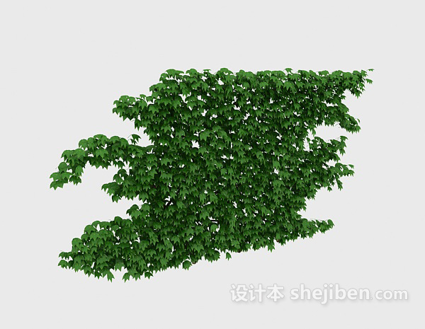 现代风格藤植物3d模型下载