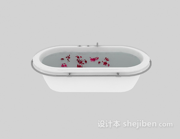 免费浴缸3d模型下载