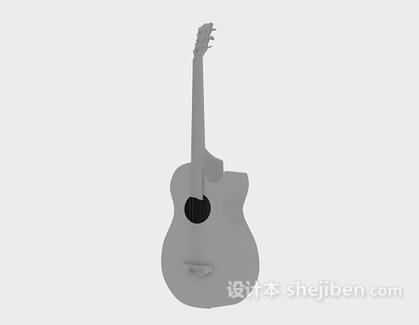 吉他、电吉他-乐器素材83d模型下载