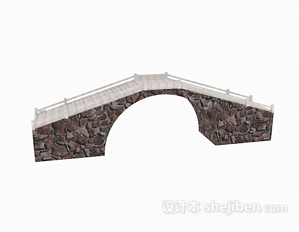设计本石桥3d模型下载
