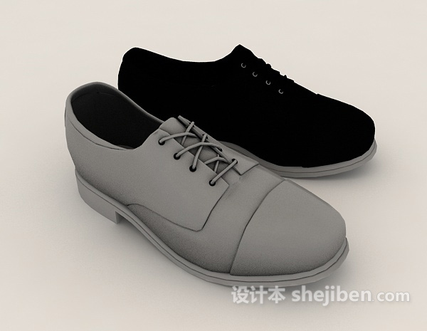 现代风格鞋子3d模型下载