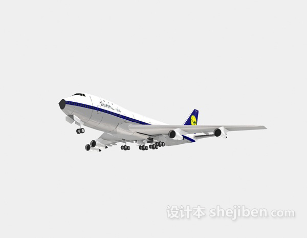设计本运输机、客机、飞机max103d模型下载