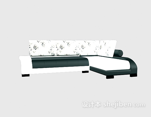 免费现代风格多人沙发83d模型下载