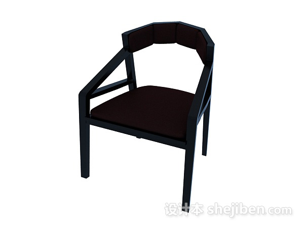 现代风格新中式风格椅子3d模型下载