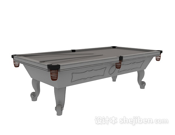 设计本台球桌3d模型下载
