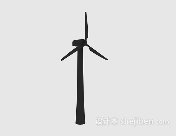 发电风车3d模型下载