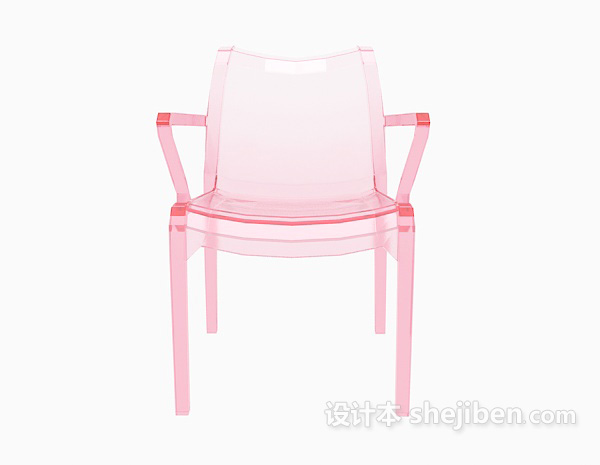 免费现代红色椅子免费3d模型下载