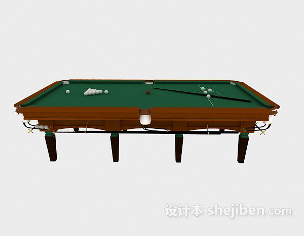 免费台球桌3d模型下载
