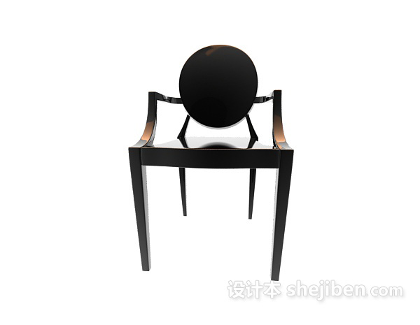 设计本太师椅3d模型下载