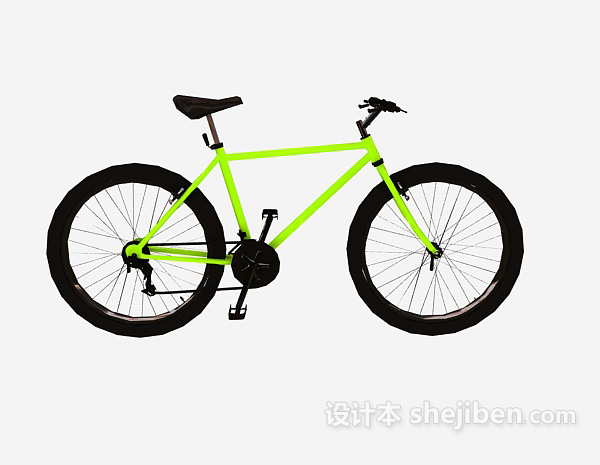 免费自行车陈设品3d模型下载
