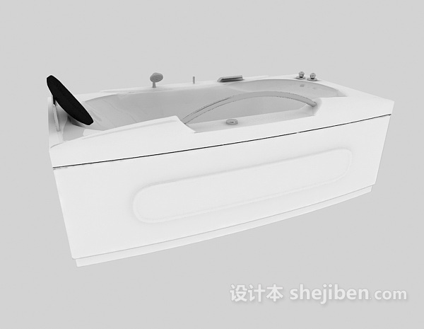 现代风格浴盆3d模型下载