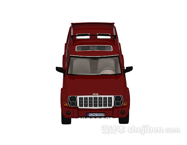 免费Jeep车汽车3d模型下载