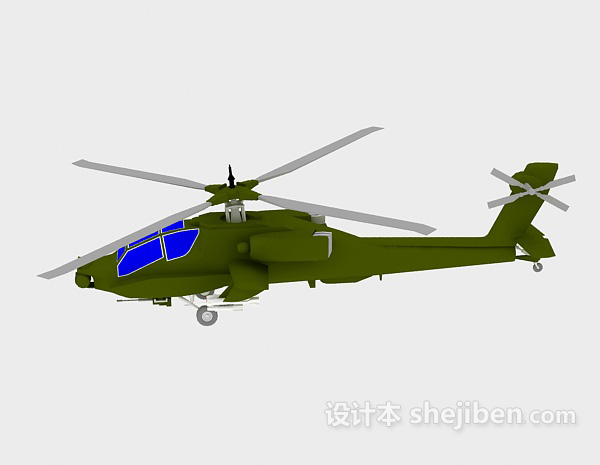 设计本飞机-直升机免费3d模型下载