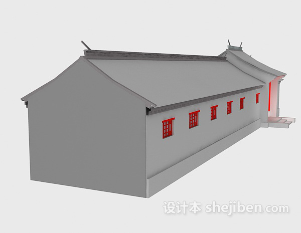 中国建筑3d模型下载