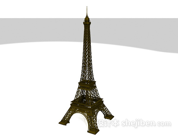 埃菲尔铁塔3d模型下载