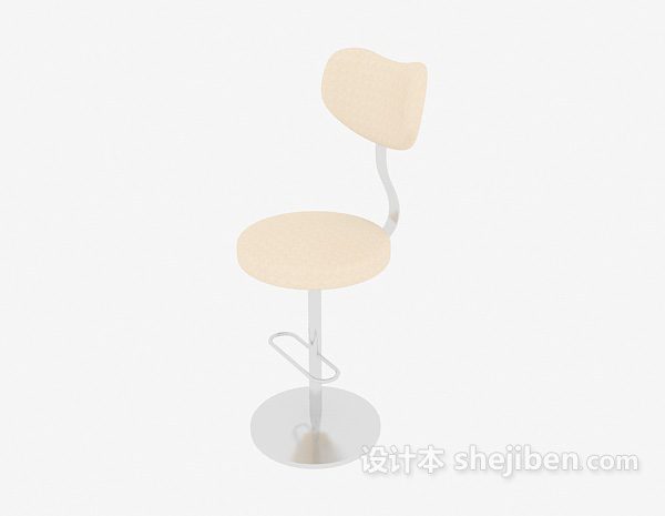现代简约高脚椅3d模型下载